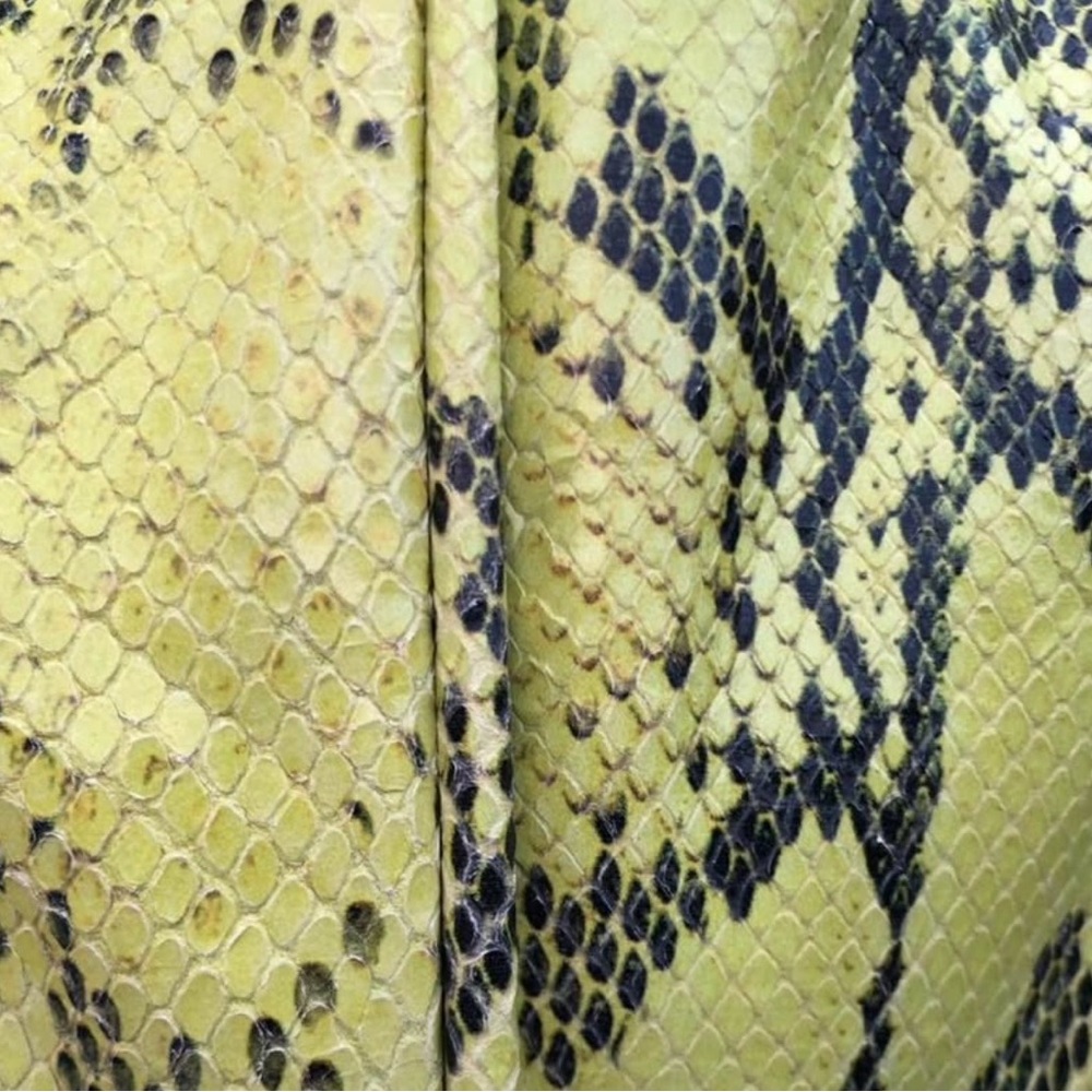 Cole Haan Yellow Snakeskin Hobo Bag - Picture 6 of 9